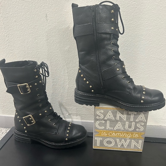 Kurt Keiger Women’s Combat boots with Studs - Picture 2 of 4